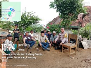 Polsek Padang Cermin Sigap Bantu Korban Kebakaran, Wujud Nyata Kepedulian Polri Presisi
