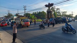 Polres Pesawaran Hadir di Titik Rawan Pagi: Ciptakan Rasa Aman dan Lancar bagi Pengguna Jalan