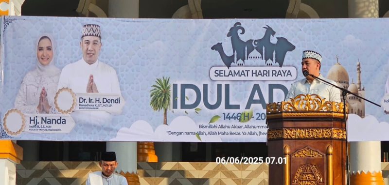 Bupati Pesawaran Pamit di Idul Adha Terakhir, Presiden Prabowo Kirim Sapi Kurban