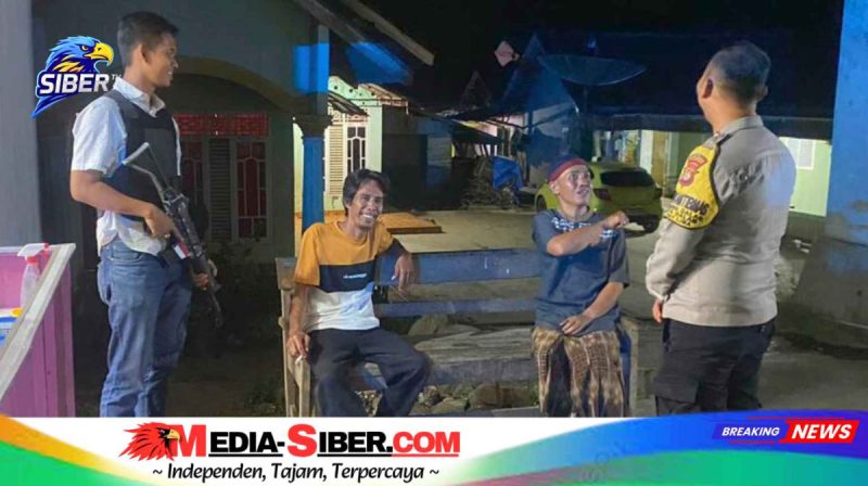 Patroli Malam Polsek Kedondong, Bubarkan Remaja Nongkrong Hingga Tengah Malam – Cegah C3 Sebelum Terjadi!